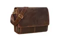 STILORD Laptoptasche "Como" Vintage Umhängetasche Herren Leder 15,6 Zoll
