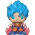 Funko Pop! Dragon Ball Super Goku Ssgss Kaio-ken X20 Figur 9 Cm Mehrfarbig  Mehrfarbig One Size