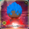 Funko Pop Animation Dragon Ball Super SSGSS Goku (Kaio-Ken Times Twenty) Glow-in-The-Dark Vinyl Figure - BoxLunch Exclusive, (60243)