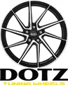 4x Dotz Spa 8x18 5/114,3 ET48 Black/poliertshed
