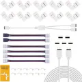 LED Strip Verbinder LED Strip Verlängerung LED Strip Eckverbinder 4-pin led s...