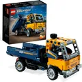 LEGO 42147 Technic Kipplaster Spielzeug, 2in1-Set mit Konstruktions-Modell und Bagger-Spielzeug, technisches Geschenk für Jungen und Mädchen ab 7 Jahre