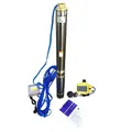 CHM GmbH Tiefbrunnenpumpe 3 Zoll Brunnenpumpe 8,4 Bar 3780L/h  m. Druckschalter