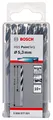 Bosch Professional 10 Stück HSS Spiralbohrer PointTeQ (für Metall, 5,3 x 52 x 86 mm, Zubehör Bohrschrauber)