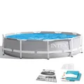Intex Prism Frame Pool 305x76 cm Rund Aufstellpool Stahlrahmen 26700