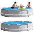 Frame Pool Swimming Pool 305x76cm Schwimmbecken Stahlrohrbecken von INTEX