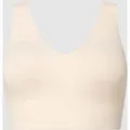 Schiesser Bustier mit Stretch-Anteil Modell 'INVISIBLE SOFT' in Beige, Größe 42