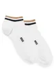 BOSS Sneakersocken 2P AS Uni stripe CC (Packung, 2er) mit geringeltem Abschluss