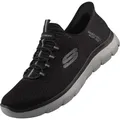 Skechers Herren Sneakers Schwarz 232457BKCC Grösse 46 - Schwarz - 46