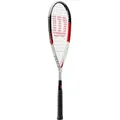 Wilson Squashschläger Hammer 110 (110g/grifflastig) weiss - besaitet