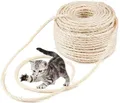15M 6mm Sisalseil Kratzbaum Kratzsaule Katzenbaum Katzen Natürlich Sisal Seil