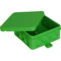 Kopp Feuchtraum Aufputz-Abzweigdose, 85 x 85 x 40 mm, IP54, grün