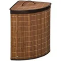 Homcom Wäschekorb, Braun, Naturmaterialien, 38x57x38 cm, Ordnen & Aufbewahren, Wäschekörbe & Tonnen