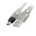 Aukson P95 USB auf Firewire IEEE 1394 4-poliger iLink Adapterkabel – 1,5m Verlängerungskabel für USB auf Firewire Verbindung