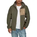 riverso Outdoorjacke Herren Fleecejacke RIVLennox Regular Fit Übergangsjacke mit Teddyfleece grün 5XL