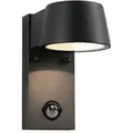 PAULMANN LED Außenwandleuchte Capea Bewegungsmelder IP44 96x153mm 3000K 6W 500lm 230V  Grau Aluminium"
