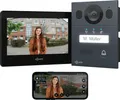 GOLIATH Basic Video Türsprechanlage, 2 Draht Bus, 7" Monitor, Unterputz Türklingel mit Kamera, Gegensprechanlage mit Türöffner und Klingel, 1 Familienhaus, Plug & Play, Smartphone App, AV-BLS-02U
