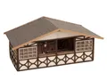 NOCH Weihnachtsmarktstand, 8 x 5 cm Kristallklare Winter Dekoration für Modelleisenbahn und Dioramen