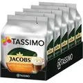 Tassimo Jacobs Latte Macchiato Caramel, Kaffee, Karamell, Milchkaffee, Kapsel, 80 T-Discs / 40 Portionen