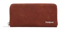 Desigual Mone Dejavu Fiona Long Wallet Geldbörse Camel braun Neu