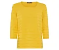 Tchibo - Strukturierter Olsen Pullover mit 3/4-Ärmeln - Damen - Gr. 40 - gelb