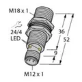 Turck Induktiver Sensor bündig PNP, Schließer BI5U-MT18-AP6X-H1141