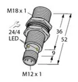 Turck Induktiver Sensor bündig PNP, Schließer BI5U-MT18-AP6X-H1141