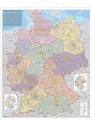 Deutschland Postleitzahlenkarte