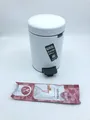 Brabantia Treteimer 3L, Weiß, Soft-Close, Kunststoff-Inneneimer, Ocean Cleanup