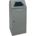 Stumpf Abfalltrennung Modul-Vario 120 graualu-struktur ProSlide-System 120l - 625-120-0-1-100