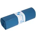 DEISS PREMIUM Abfallsack 140 Liter blau mit Seitenfalte, Typ 100 10023 , 1 Karton = 10 Rollen = 200 Säcke