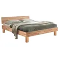 HASENA Massivholzbett Forti 90 x 200 cm Holz Braun Kernbuche