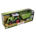 Traktor Trecker Claas Kids Axion mit Anhänger Sound Schlepper 34541 Spielzeug Ne