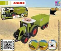 Claas Kids Axion 870 + Cargos 750 Traktor inkl Anhänger 28cm #1907323