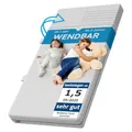 Bellabino Twist Kindermatratze 120x200 cm – Matratze Kinderbett Härtegrad H1/H2 – Hochwertige 7 Zonen Kaltschaummatratze – Jugendmatratze 15 cm hoch – mit waschbarem Bezug, allergikerfreundlich