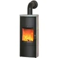 Hark Kaminofen Keno ECOplus Schwarz Naturstein Grau 7kW Automatik