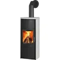 Feuerstelle Keno ECOplus, 7 kW, Heizleistung: 193 m3, Verkleidung: Naturstein, grau