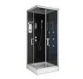 HOME DELUXE Komplettdusche Duschkabine WAVE - M 90 x 90 cm, BxT: 90x90 cm, Regendusche, Duschtempel, Fertigdusche, Dusche Komplett
