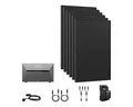 Anker Balkonkraftwerk 2730W Komplettset Solaranlage Anker SOLIX 3 E2700 Pro Speicher, (Smart Meter und 6x Astronergy 455Wp im Lieferumfang enthalten), Speicher mit integriertem Wechselrichter, All-in-One 2,668kWh Akku
