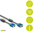 AK SVGA 105 HQ - VGA Monitor Kabel 15-pol VGA Stecker, 5 m