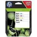 4x Original HP 364 XL Tinte Patrone DESKJET 3070A 3520 3522 OFFICEJET 4620 AG