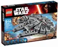 LEGO STAR WARS 75105 Millennium Falcon Rey Finn Han Solo Chewbacca Tasu Leech