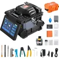 VEVOR Glasfaser-Spleißgerät mit 6 Motoren, Kernausrichtung, 6 s Spleißen & 13 s Aufheizen, Glasfaser-Spleißgerät mit 5-Zoll-LCD-Bildschirm, 3-...