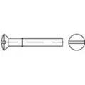 TOOLCRAFT TO-5450562 Linsensenkschrauben M5 12mm Schlitz DIN 964 Messing 200St.