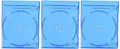 Hama Blu-ray-Doppelhülle (Auch passend für CDs und DVDs, Mit Folie zum Einstecken des Covers) blau, 00051468
