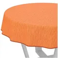ANRO Tischdecke Wachstuchtischdecke Gartentischdecke Wachstischdecke (Einzelstück 1-tlg), Glatt Rund 120cm wasserabweisend mit Saum rot Rund | Ø 120 cm x 120 cm x 120 cm x 0.25 mm