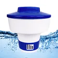 Yisscen Pool Dosierschwimmer 8 Zoll Chlordosierschwimmer Einstellbarer,Chlordosierer für Pool Automatisch,Schwimmer Chemikalien Spender für Reinigung von Whirlpools Schwimmbad Jacuzzis und Spas