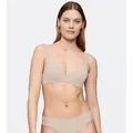 Triumph Bügel-BH Body Make-Up Illusion mit tiefem Dekolleté, gepolsterte Cups, Komfort-Bügel, Microfaser beige 70