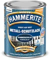 Hammerite Metallschutzlack Hammerschlag, 3in1- Rostschutz, Dunkelblau, 750 ml