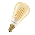 Osram Vintage 1906 LED CLASSIC EDISON DIM in ST48-Form, LED-Lampe, Glas, Gold, 4,8 W, 360 lm, 2200 K, Dimmbar, CRI 80